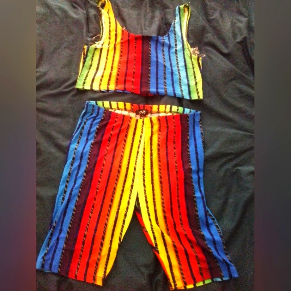 Two Piece Set (Rainbow)